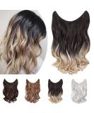 Buy Sego 50cm Secret Hair Extensions - Invisible Wire Wavy Light Brown & Ashblond for Natural Look - Buy Online on GoSupps.com