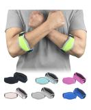 360 RELIEF Tennis & Golfers Elbow Support Brace - Adjustable Strap for Men & Women | Pain Relief for Tendonitis & Arthritis | 1 Pair Green with Mesh Laundry Bag - Buy Online on GoSupps.com