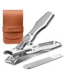 No Splash Design Nail Clippers for Thick Nails | SZQHT Ultimate Grooming Solution | Wide Jaw Toenail Clippers & Stainless Steel Nail Files for Men Seniors Elders - Buy Online on GoSupps.com