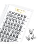 Buy Honey 02-D Mix Individual Eyelash Clusters (8-16mm) | 72 Pack D Curl Segments for DIY Eyelash Extensions - Buy Online on GoSupps.com