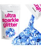 Hemway Premium Ultra Sparkle Azure Blue Glitter - Super Chunky 100g for Arts Cosmetics Resin & Festivals - Buy Online on GoSupps.com