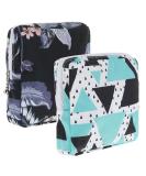 Amaxiu Sanitary Napkin Storage Bags 2pcs Waterproof Travel Menstrual Pad Pouch with Zipper Mini Tampons Holder for Purse Period Nursing Pad Holder for Women Girls 5.1" x 5.1" (Pattern E) - Buy Online on GoSupps.com