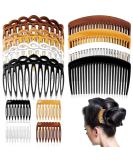 Ouligay 12Pcs Hair Combs Slides Hair Side Combs Plastic French Twist Decorative Hair Accessories for Girls Women Bridal Wedding - Buy Online on GoSupps.com