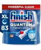 Finish Quantum Infinity Shine Dishwasher Tablets - 83 Count | Regular | Sparkling Clean First Time Every Time - Buy Online on GoSupps.com
