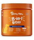 Zesty Paws 5-in-1 Multivitamin Bites for Dogs All Ages Peanut Butter Flavor 90 Soft Chews - Buy Online on GoSupps.com