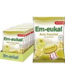 Buy EM-EUCAL Sugar-Free Anis-Fiebel Coughing Candy 75g | Herbal Taste with Essential Oils | Anise & Fennel Extract | Menthol Flavor | 20 Pack - Buy Online on GoSupps.com
