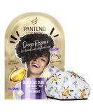 Pantene Gold Series Hair Mask & Reusable Shower Cap - Deep Repair Conditioner for Curly Hair | Perfect Stocking Filler & Gift for Women | 20 ml - Buy Online on GoSupps.com