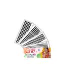 Velvet Round Dot Bindi Tattoo Sticker - Indian Daily Use Forehead Bindis in Black | Adhesive Body Jewelry - Multi Size | GRI9 - Buy Online on GoSupps.com