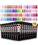 Morovan Poly Gel Nail Kit - 48 Color Professional Poly Gel Kit for Nail Extension - Glitter Poly Gel & Pure Poly Gel Included - Ideal for Beginners - 15ml Colorful Poly Gel Packs for Salon Quality Results - Buy Online on GoSupps.com