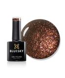 Bluesky Gel Nail Polish Frosty Chocolate Jq11 Brown Chocolate Dark Glitter Long Lasting Chip Resistant 10 ml (Requires Drying Under UV LED Lamp) Chocolate Brown 10 ml (Pack of 1) - Buy Online on GoSupps.com