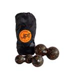 JPTsports Fascia Ball Set | Massage Ball Set with eBook & Carrying Bag | Single & Duo Balls for Myofascial Release - Buy Online on GoSupps.com