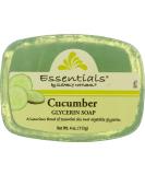 Clearly Natural Glycerin Bar Soap - Cucumber Scent 4 oz | Moisturizing Herbal Soap for All Skin Types - Buy Online - Buy Online on GoSupps.com