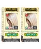 Indus Valley 100% Botanical Hair Color Set of 2 - Golden Wheat Blonde | Natural Vegan International Shipping - Buy Online on GoSupps.com