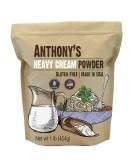 Anthony's Heavy Cream Powder, 1 lb, Batch Tested Gluten Free, No Fillers or Preservatives, Keto Friendly, Product of USA 1 Pound (Pack of 1) - Buy Online on GoSupps.com