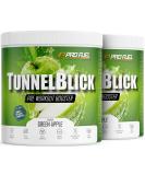 Buy Pre-Workout Booster Green Apple 2x440g - Vegan High-Dose Energy with Citrulline Arginine Caffeine & Taurine - 20 Portions - Delicious Training Support - Buy Online on GoSupps.com