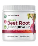 100% Organic Beet Root Juice Powder - Highest Purity | USA Grown | Nitric Oxide Boost for Cardio & Athletic Performance - Buy Online on GoSupps.com