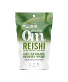 Om Mushroom Superfood Reishi Powder - Organic Adaptogen for Stress & Immune Support - 3.5oz (50 Servings) - Buy Online on GoSupps.com