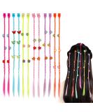 Shop HIFOT Colorful Hair Strands for Kids - 12 Synthetic Clip-In Extensions & Accessories for Braiding Fun! - Buy Online on GoSupps.com