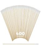 400pcs Biodegradable Cotton Swabs with Wood Handle - 6 Inch | Ideal for Makeup, Eyes, Ears | Alpree - Buy Online on GoSupps.com
