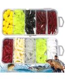 225 Pieces Premium Soft Plastic Worm Fishing Baits Set - High-Quality Trout & Angel Bait for International Shipping - Buy Online on GoSupps.com