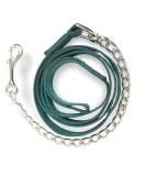 Guide for Horses - Safe Leading with Iron Chain & Nylon Handle | 2.10m Length | Ideal for Stallions Dogs Ponies & Donkeys - Dark Green - Buy Online on GoSupps.com