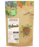 Wholefood Earth Organic Ground Linseed/Flaxseed 3kg - GMO Free, Vegan, High Fibre, Protein Source - Certified Organic - Buy Online on GoSupps.com