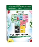 Garnier cloth masks set for every skin type 7 facial masks for dry to normal skin vegan formula with hyaluronic acid hydra bomb and nutri bomb mask set 7 x 28 g of advantage set - Buy Online on GoSupps.com