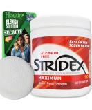 Stridex Acne Control Bundle: Maximum Salicylic Acid 2.0% Alcohol Free Soft Touch Pads & Blemish Tips Card - 90 Pads International Shipping - Buy Online on GoSupps.com