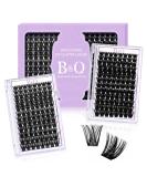 Reusable Eyelash Clusters for Beginners | 208 PCs DIY Lash Kit Individual Extensions (D-8-16Mix B05+B06) - Buy Online on GoSupps.com