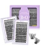208 PCS Cluster and Individual Lash Extensions B02 Kit | D Curl Volume Wispy Soft False Lashes - 8-16mm | Comfortable Band | DIY Lash Clusters | 1 Pack - Buy Online on GoSupps.com
