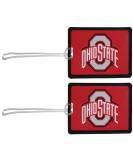 NCAA Ohio State Buckeyes Vinyl Luggage Tag, 2pk, Red - Buy Online on GoSupps.com