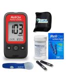 ReliOn Premier CLASSIC Blood Glucose Monitor Kit - 25 Test Strips, Lancing Device, Lancets, Travel Case - Diabetes Testing - Buy Online on GoSupps.com