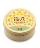 Sol de Ibiza Natural Mineral Sun Protection SPF 50 - Plastic-Free Vegan Waterproof - Face & Body - Non-Nano Zinc Oxide - 100g for Adults & Children - Buy Online on GoSupps.com