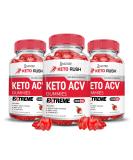 Buy 3 Pack Keto Rush ACV Gummies - 2000MG Apple Cider Vinegar with Pomegranate & Beet Juice - Vegan Non-GMO 180 Gummies for Optimal Keto Support - Buy Online on GoSupps.com