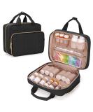 Damero Pill Bottles Bag Daily Tablet Box Organiser Medicine Storage Travel Carrying Bag for Pills Bottles Vitamin Box and Medical Supplements Black 30.5x 11.4x 25.4CM Black - Buy Online on GoSupps.com
