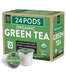 Organic Green Tea K-Cup Pods, 24 Pods by FGO - Keurig Compatible - Naturally Occurring Caffeine, Premium Green Tea is USDA Organic, Non-GMO, & Recyclable Green Tea 24 Count (Pack of 1) - Buy Online on GoSupps.com