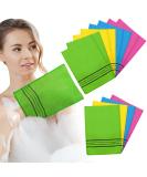 12 Pack Korean Peeling Gloves - Body Peeling Towels & Washcloths for Shower | Exfoliating Italy Cloths - Buy Online on GoSupps.com
