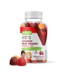 Kids Daily Multivitamin Gummies - Immune Support & Overall Health - 12 Essential Vitamins & Minerals - Gluten, GMO, Gelatin, Peanut Free - 60 Chewable Fruity Gummies - Buy Online on GoSupps.com