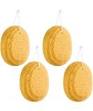 4-Piece Soft Bath Sponge Set for Exfoliating Shower Foam - Soothing Body Sponge for Bathroom - Buy Online on GoSupps.com