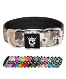 Tspro Tactical Dog Collar - 3.3 cm Wide Adjustable S Size (35.5-43 cm) Military Green Heavy Duty with Robust Metal Buckle - Buy Online on GoSupps.com