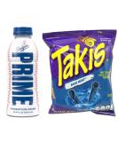PRIME Hydration Sports Drink by Logan Paul & KSI - Los Angeles (LA) Dodgers 500ml + Takis Blue Heat Limited Edition 3.25oz- US Import - Buy Online on GoSupps.com