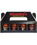 Ntsama Hot Chilli Sauces Gift Set 4 (41ml Each Jar) Unique Flavours Classic Chilli Sauce Thyme and Lemon Sauce Ginger and Garlic Sauce Chilli and Roast Peppers Sauce - Classic Scotch Bonnet Flavour - Buy Online on GoSupps.com