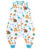Chilsuessy Toddler Sleeping Bag with Feet 2.5 Tog | CPC Certified | Forest Animals Design | 90cm/3-4 Years - Buy Online on GoSupps.com