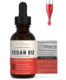 Live Conscious Vegan Vitamin B12 Sublingual Liquid Drops by LiveWell - Methylcobalamin Maximum Strength 5000 mcg Formula - Support Energy and Mood, Promote Memory, Aid Immune System - 60 Servings - Buy Online on GoSupps.com