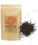 Wild Madagascar jungle pepper black "voatsiperifery" 100g. Resealable bag - Buy Online on GoSupps.com