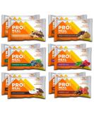 PROBAR Meal Bar Fan Favorites Variety Pack - 6 Flavors, Natural Energy, Non-GMO, Gluten-Free, Plant-Based Ingredients - 3 oz (Pack of 12) - Best Sellers - Buy Online on GoSupps.com