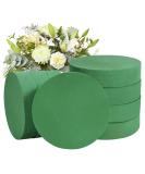 Crafare 7.5Inch 8pc Round Wet Floral Foam Bricks DIY Kit for Spring Flower Arrangement - Buy Online on GoSupps.com