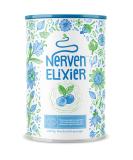 Nerve elixir - melatonin magnesium adaptogenic B vitamins and amino acids for natural stress management & relaxation in the evening - vegetable mixture with blueberry taste - 400g powder - Buy Online on GoSupps.com