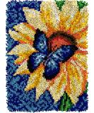 Latch Hook Butterfly Rug Making Kit | DIY Tapestry Kit for Adults & Kids | Rug Crochet Yarn & Needlework Set | Creative Home Decoration Gift | 20.5 x 13.8 - Buy Online on GoSupps.com