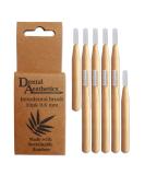 Bamboo Interdental Brushes Bamboo Handle Eco-Friendly 0.6mm Pack of 10 - Buy Online on GoSupps.com